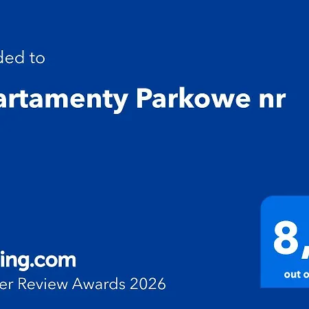 公寓 Parkowe Nr 9 *